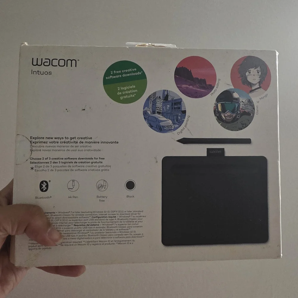 Wacom Intuos Artistic Black Graphic Tablet